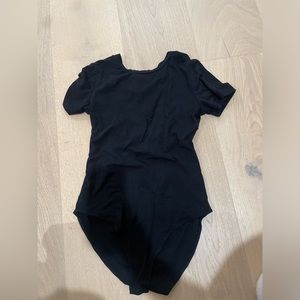 Black Short sleeve Bodysuit